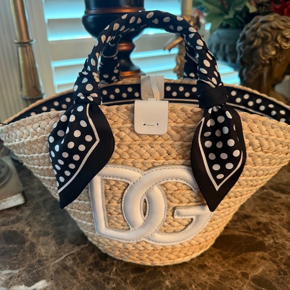 Dolce & Gabbana straw handbag - Picture 1 of 10